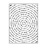 100605-346 Folder do embossingu 10,7x14,6cm - Tree Ring Dots