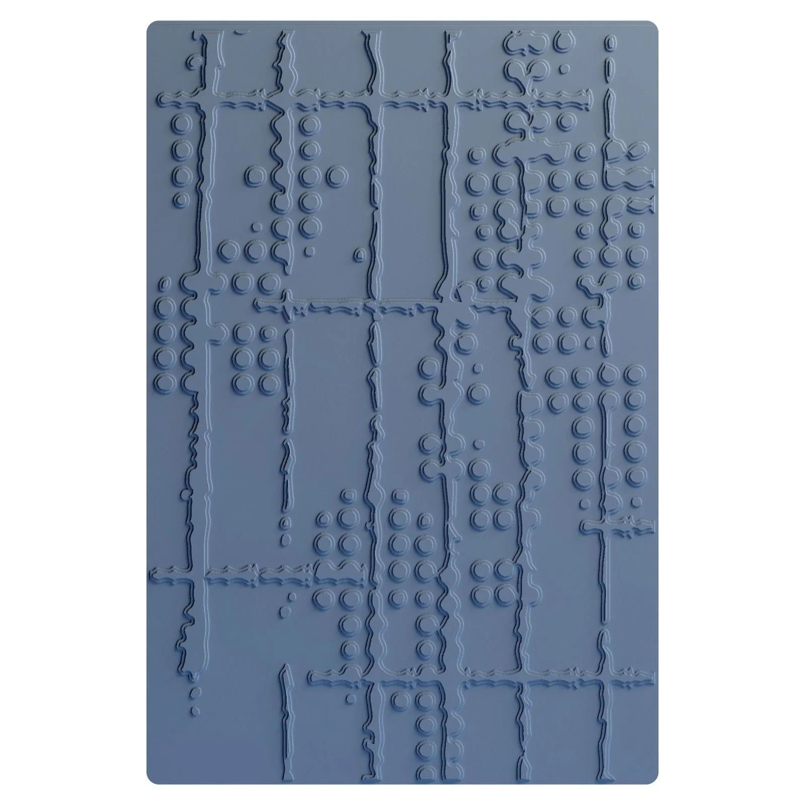 666904 Folder wytłaczający Sizzix 3-D Multi-Level Embossing Folder Dot Matrix by Seth Apter