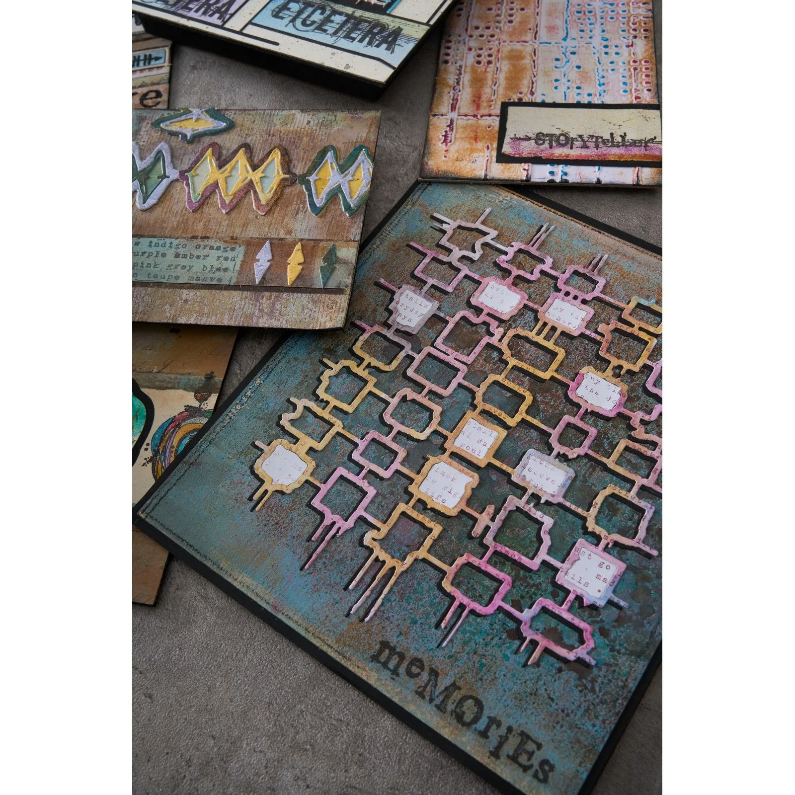 666904 Folder wytłaczający Sizzix 3-D Multi-Level Embossing Folder Dot Matrix by Seth Apter
