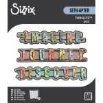 666905 Wykrojnik Sizzix • Thinlits Die Set 28pcs Word Wafers #1 by Seth Apter