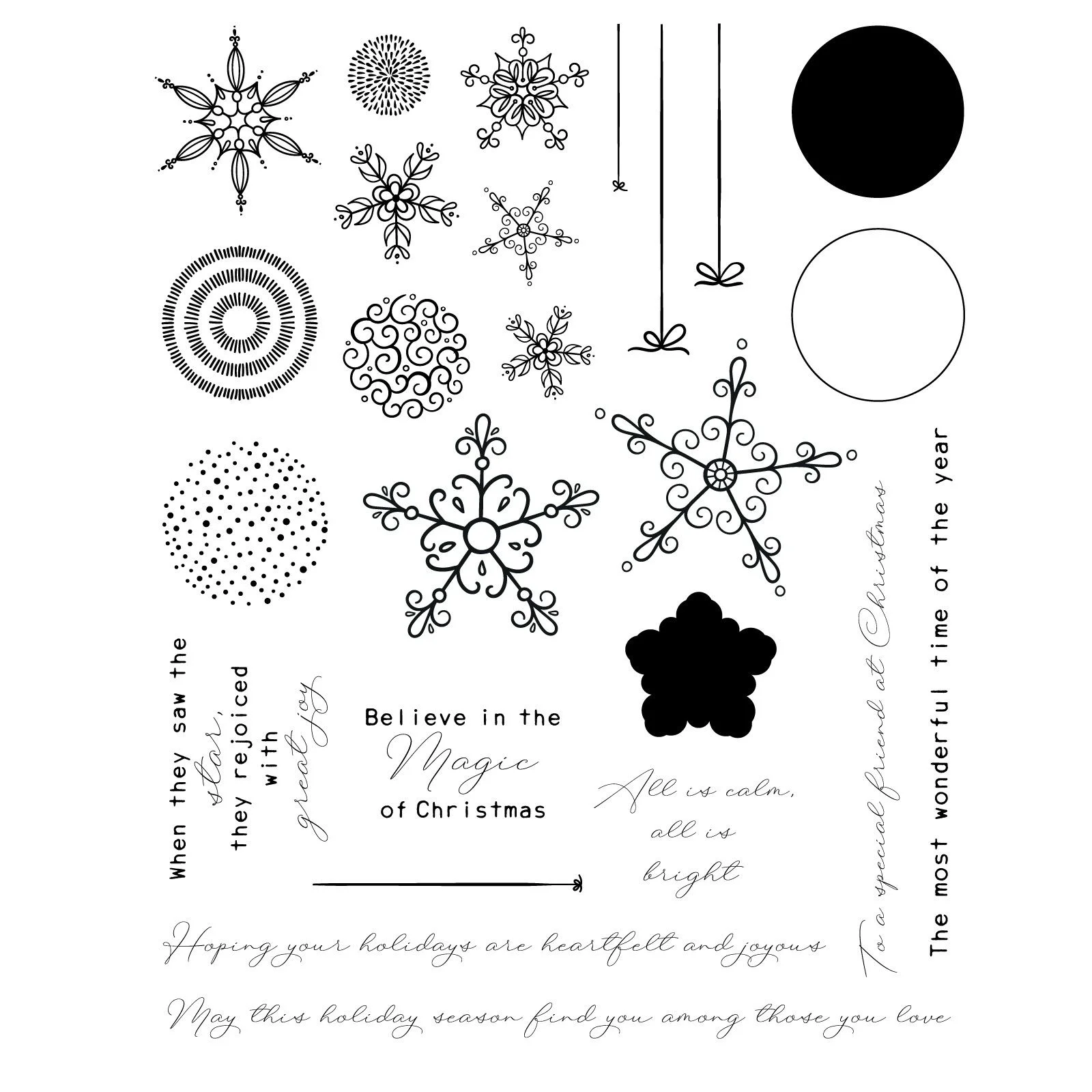 666896 Wykrojnik i stemple zestaw A5 Sizzix • Holiday Bits and Bobs by Stacey Park