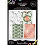 ACSDP0002 Papier do decoupage'u Season of Joy - Arden Creative Studio