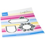 CR1701 Wykrojnik Marianne Design -Craftable -Winter Labels - etykietki