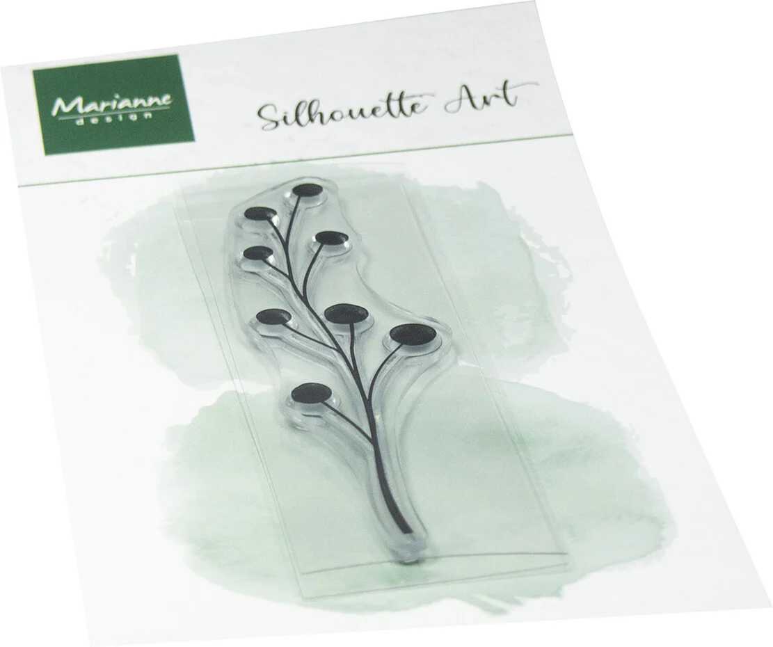 CS1179 Stemple silikonowe - Silhouette Art - Berries