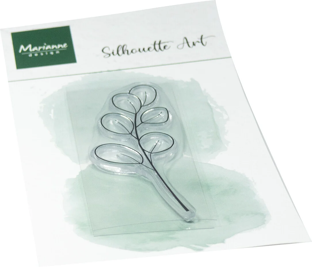 CS1181 Stemple silikonowe - Silhouette Art - Eucalyptus Twig