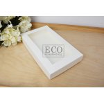 ECO-190-K Pudełko 190x110x25mm - krem z okienkiem