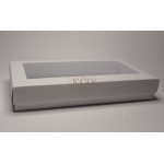 ECO-DL-B Pudełko DL 220x110x35mm - białe z okienkiem