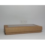 ECO-DL-KR Pudełko DL 220x110x35mm -kraft z okienkiem