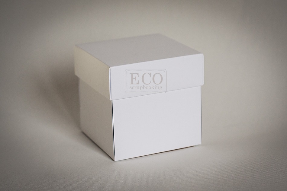 ECO-EX-B Exploding Box - biała - 10x10x10cm