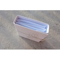 ECO-HARO-10B Album harmonijka w okładce - biała - 140x140mm