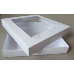ECO-KW-B Pudełko 160x160x25mm - białe z okienkiem