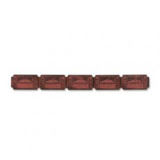 656620 Sizzix Sizzlits Decorative Strip Die - Ticket Strip 