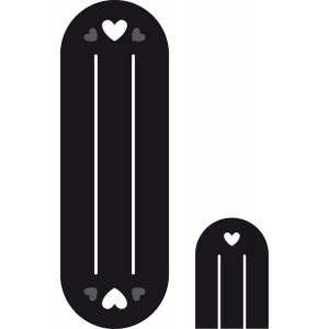 CR1228 - Wykrojnik Craftables -ozdoba serce