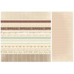 PD1710 Papier dwustronny-Borders - Waiting for Santa II