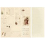 PD1712 Papier dwustronny-Tags - Waiting for Santa II