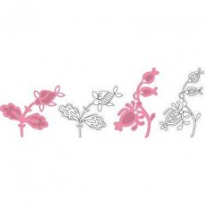 COL1305 wykrojniki + stemple- Collectable-Kwiatki