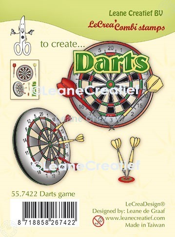  55.7422 Stemple akrylowy Leane Creatief - Darts game - dart