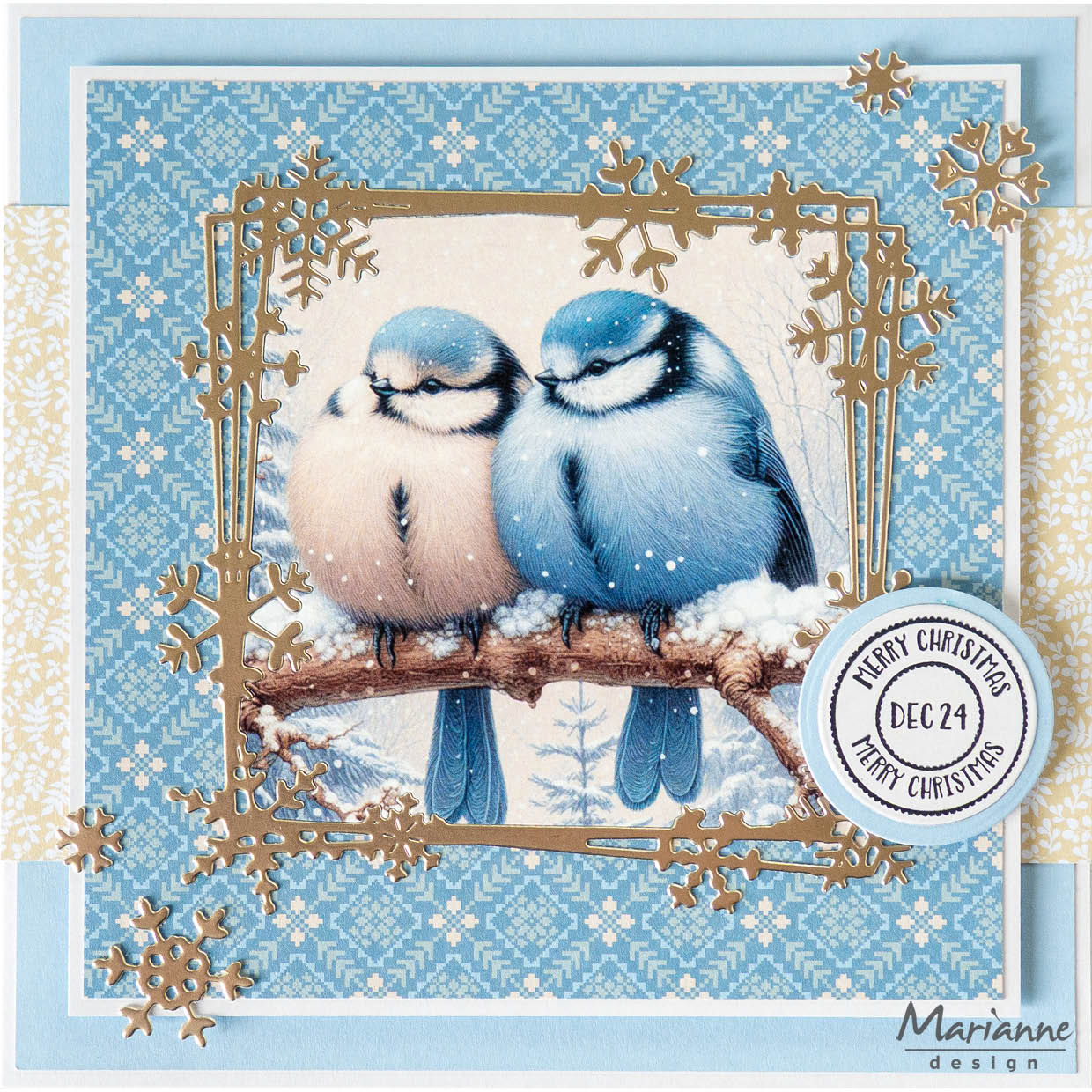 LR0929 Wykrojnik Marianne Design - Creatable - Ice Crystals square