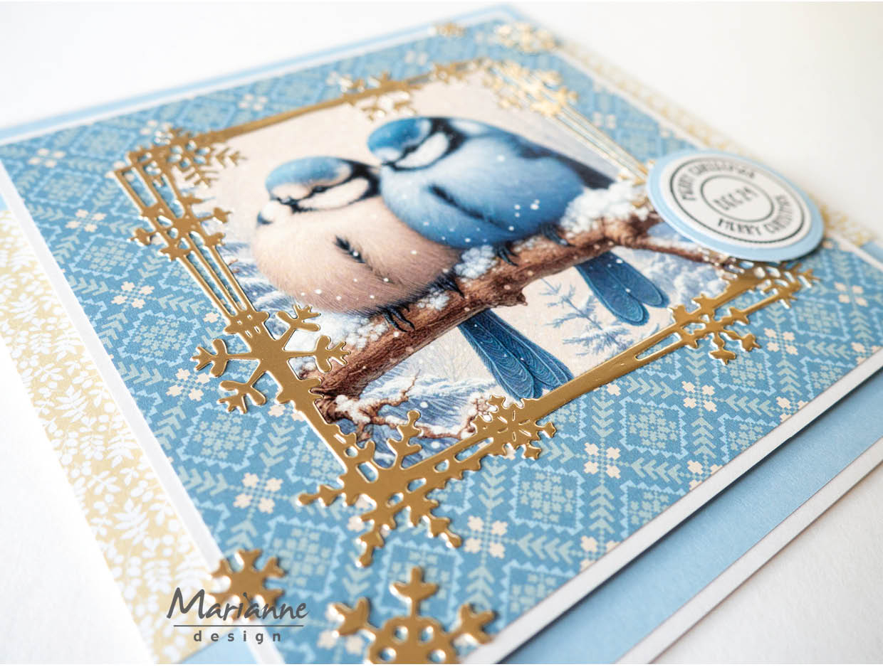 LR0929 Wykrojnik Marianne Design - Creatable - Ice Crystals square