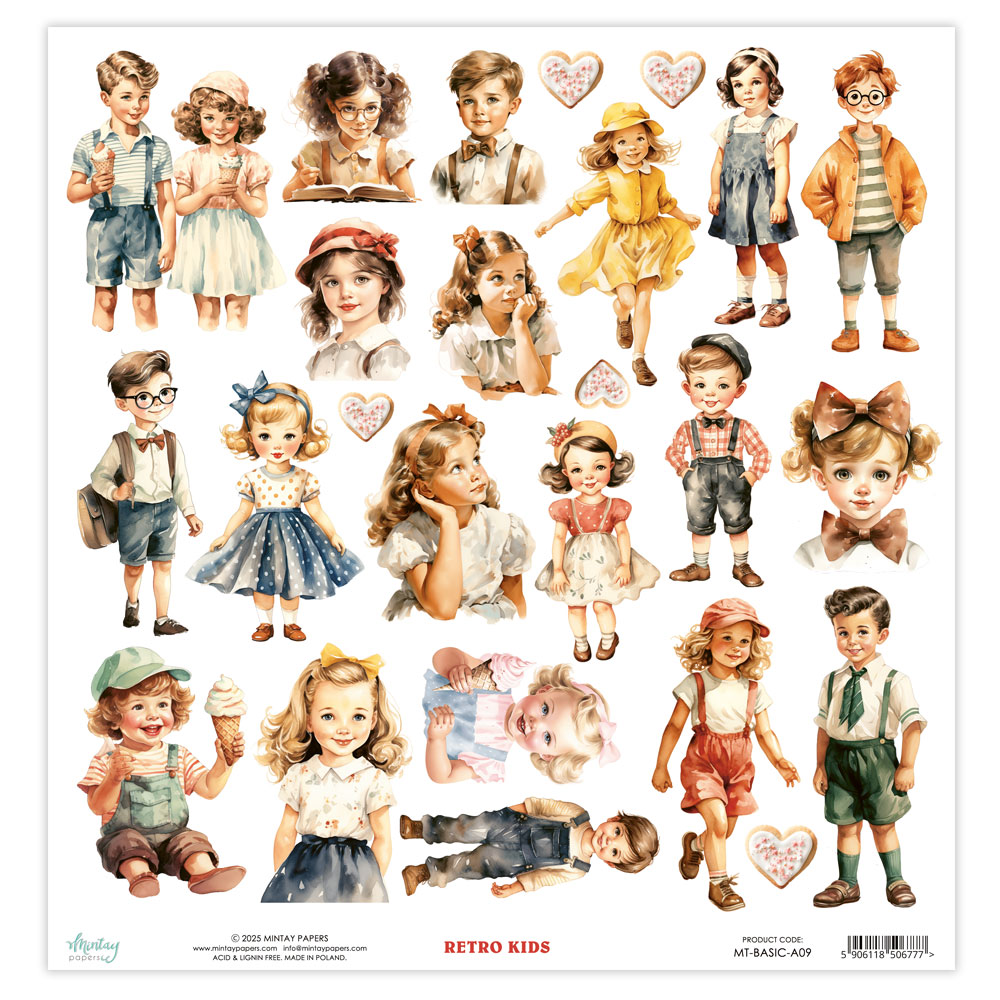 MT-BASIC-A09 Arkusz 30,5 x 30,5 cm z elementami do wycinania