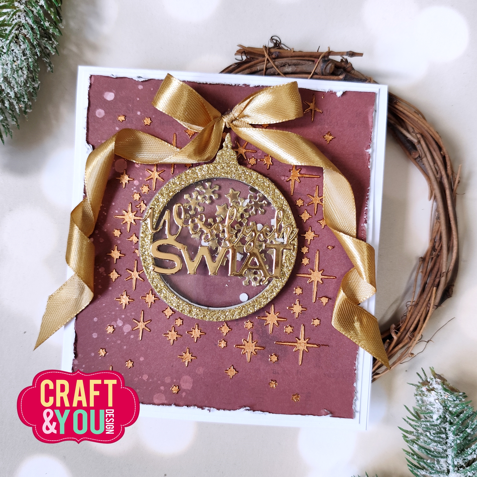 CPS-CHT30-12 Duży zestaw/big set 30,5x30,5cm Christmas Time- Craft & You Design