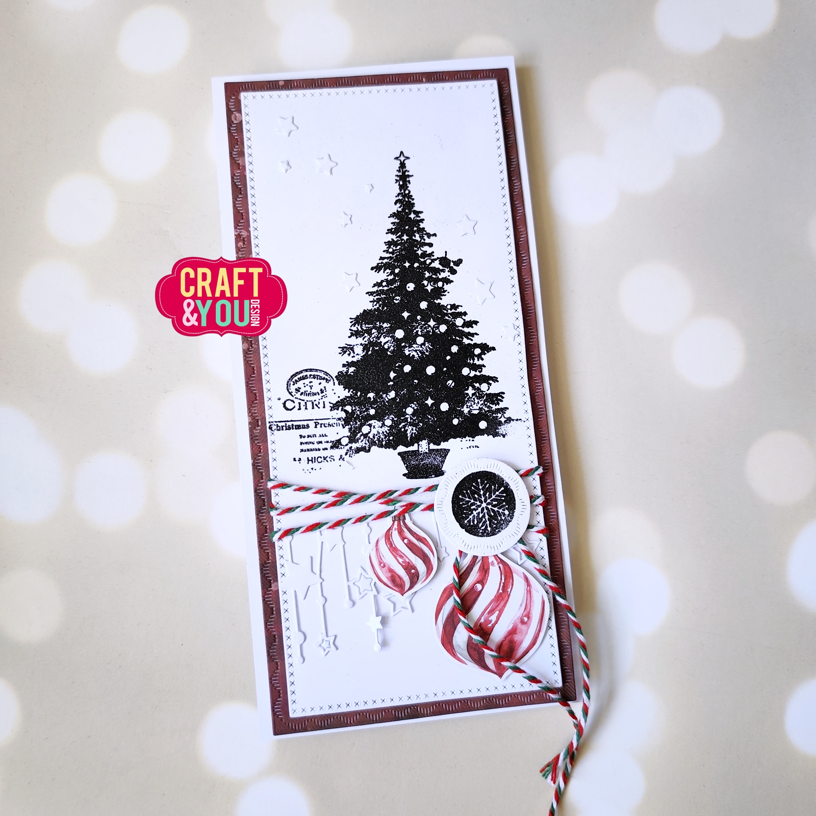 CS053 Clear Stamps Christmas Tree - Craft & You Design