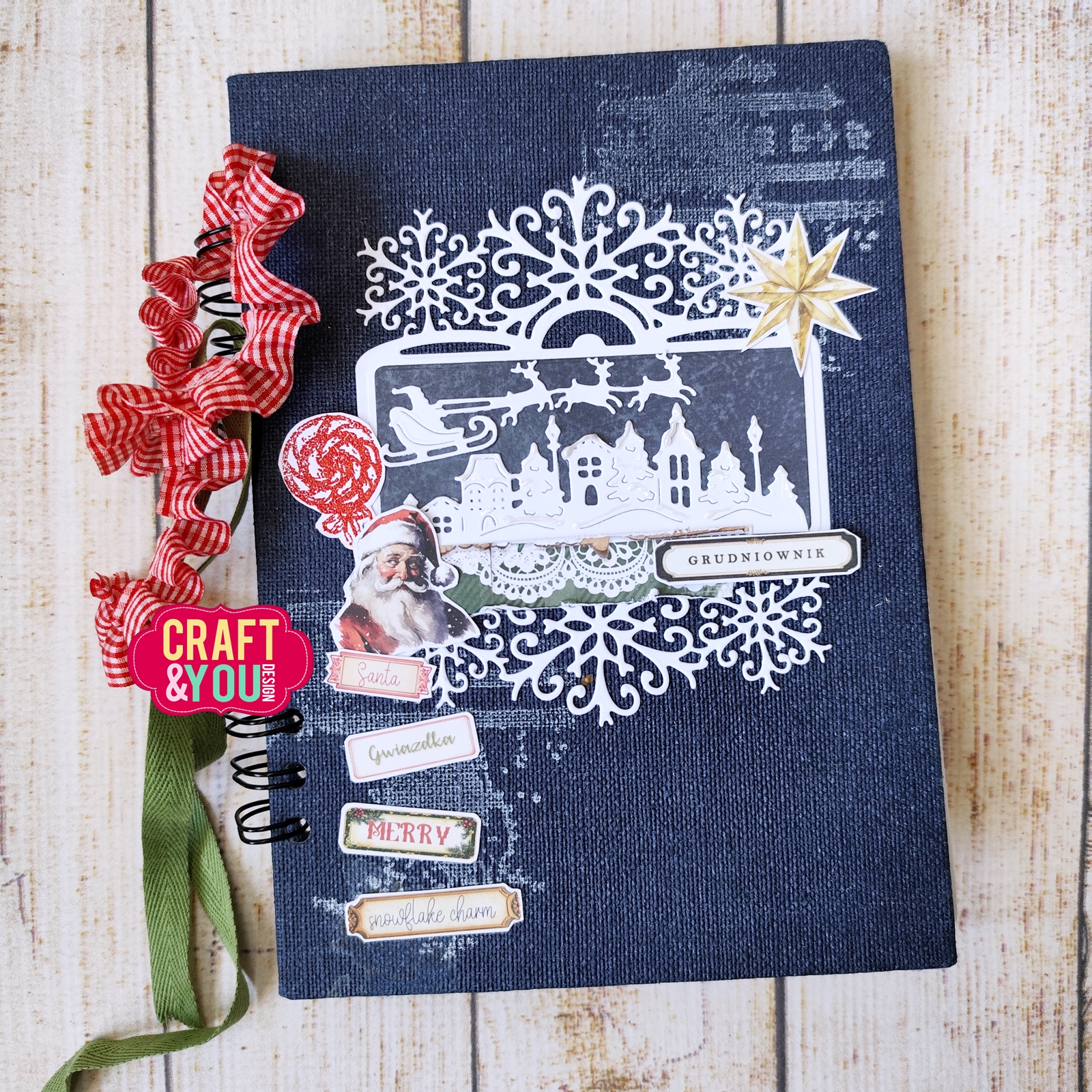 CW376 Wykrojnik /Die -Winter Frame/zimowa ramka-Craft&You Design