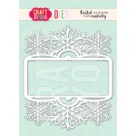 CW376 Wykrojnik /Die -Winter Frame/zimowa ramka-Craft&You Design