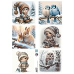 FB2505 Arkusz A4 -Marianne Design -by Fairybells- Dreamy Winter