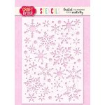 SC012 Stencil / Maska  Snowflakes 2/śnieżynki 2- Craft & You Design