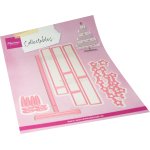 COL1577 Wykrojniki Marianne Design Collectable -Wooden Christmas Tree-drewniana choinka