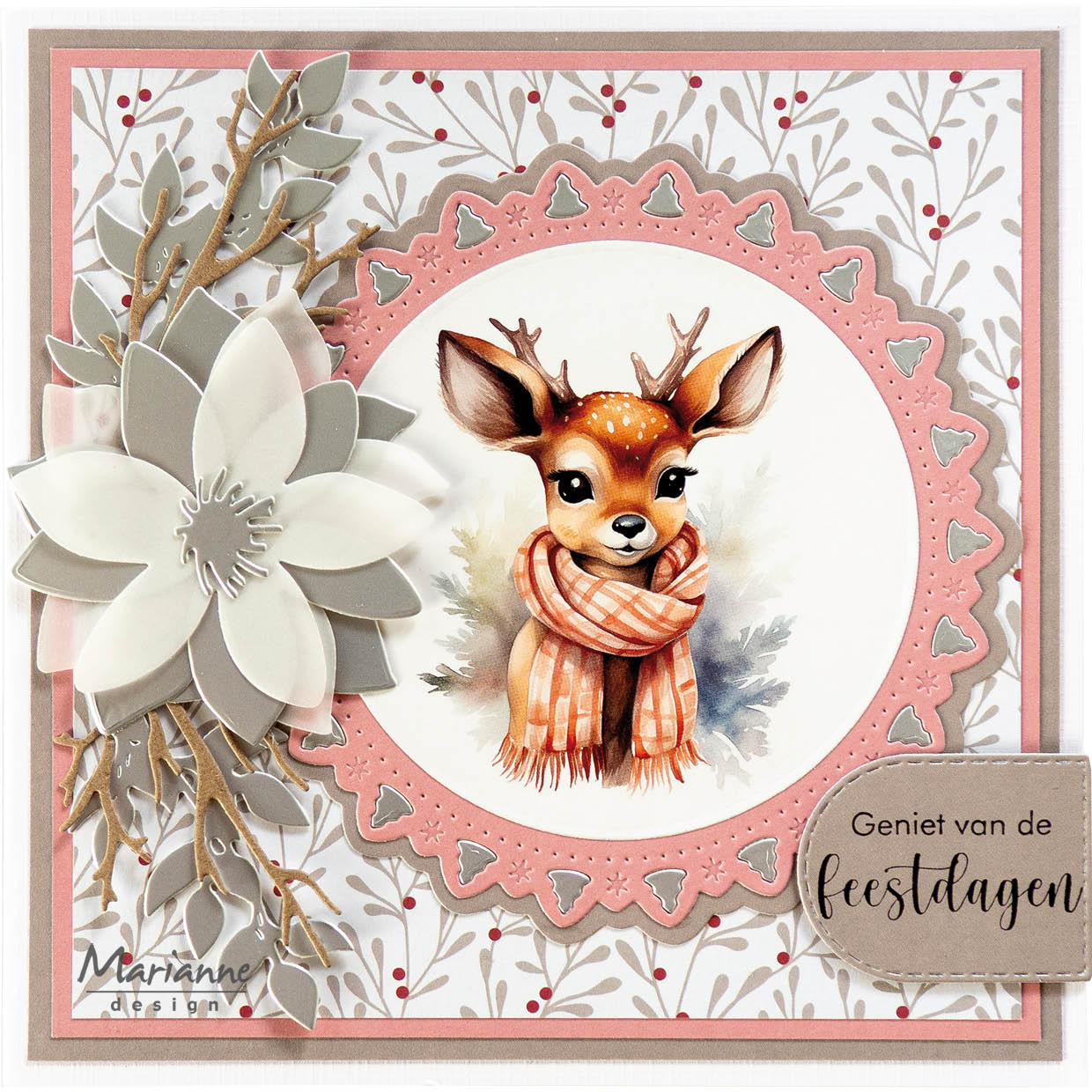 LR0930 Wykrojnik Marianne Design - Creatable - Fantasy Flowers -kwiat