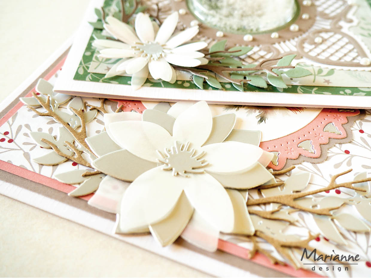 LR0930 Wykrojnik Marianne Design - Creatable - Fantasy Flowers -kwiat