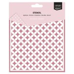 3625-0118 Maska (15x15cm ) - Graphic Stars