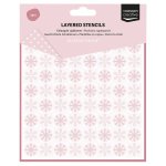 3625-0120 Maski warstwowe 3szt (15x15cm ) -Checkered Pattern