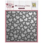 EF3D106 Folder do embossingu 3D ( 150x150 mm ) - serca