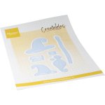 LR0935 Wykrojnik Marianne Design - Creatable - Witch hats & broomstick -kapelusz czarownicy/halloween