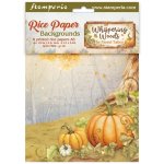 DFSAK6045 Papier ryżowy Stamperia Whispering Wood A6 Rice Paper Backgrounds (8szt.)