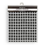 KSTD186  Maska Stamperia Whispering Woods Thick Stencil 20x25cm Tartan Pattern - kratka