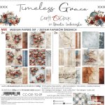 CC-C81-TG-09 TIMELESS GRACE- zestaw papierów 20,3x20,3cm