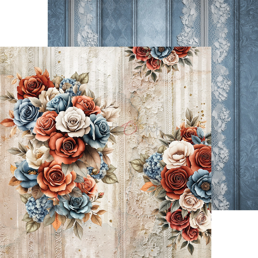 CC-C81-TG-09 TIMELESS GRACE- zestaw papierów 20,3x20,3cm