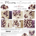 CC-C80-PC-00 PLUM & CARAMEL- zestaw papierów 30,5x30,5cm