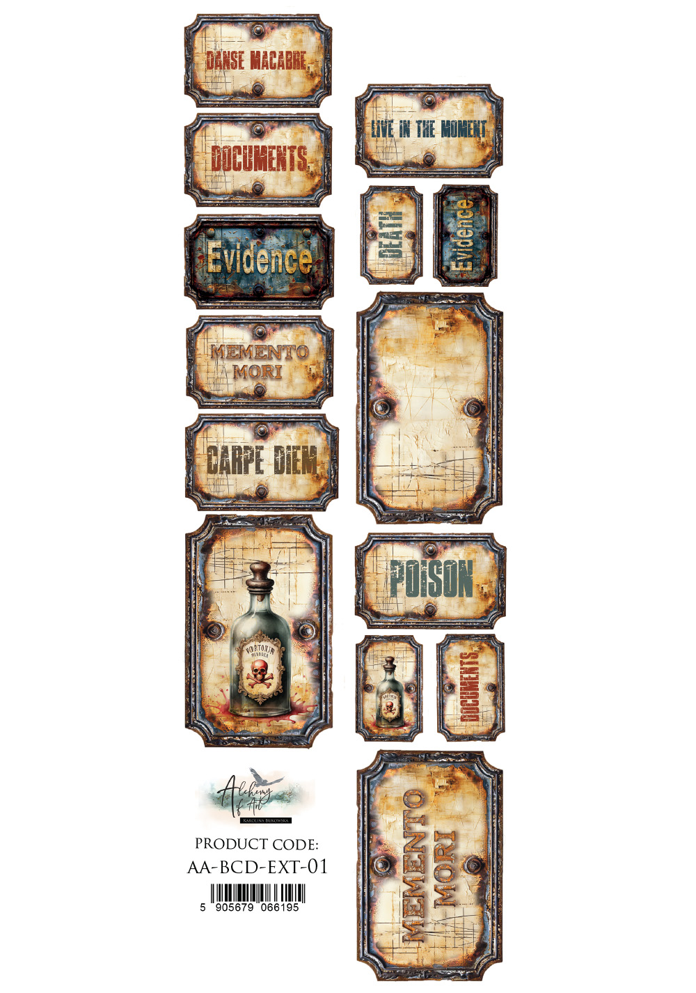 AA-BCD-ext-01 PASECZEK/ STRIPS z dodatkami Behind Closed Doors