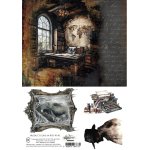 AA-BCD-RP-02  Papier ryżowy  A4 - Alchemy of Art  -Behind Closed Doors 