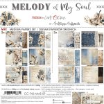 CC-F42-MMS-09 MELODY OF MY SOUL- zestaw papierów 20,3x20,3cm - MIX