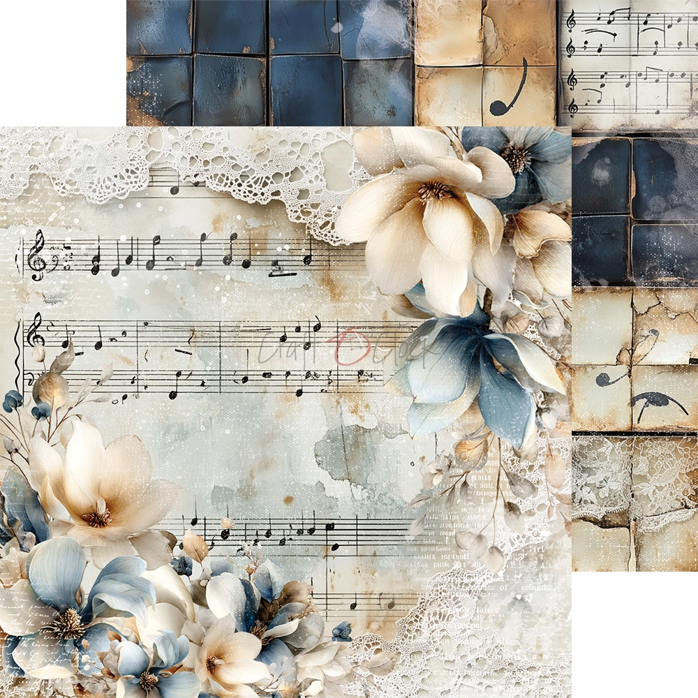 CC-F42-MMS-09 MELODY OF MY SOUL- zestaw papierów 20,3x20,3cm - MIX