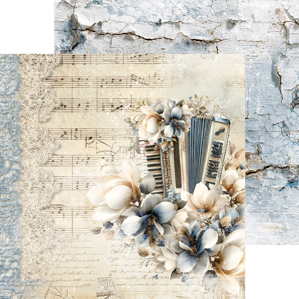CC-F42-MMS-09 MELODY OF MY SOUL- zestaw papierów 20,3x20,3cm - MIX