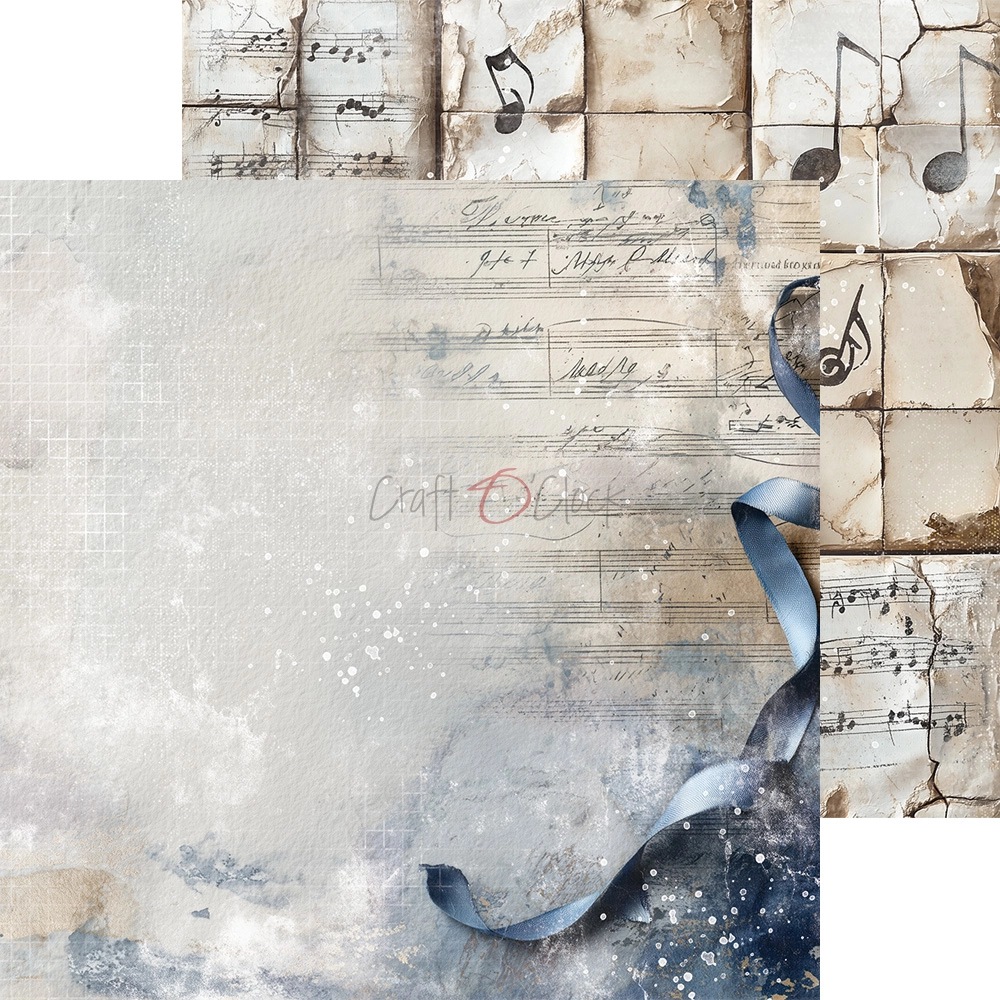 CC-F42-MMS-09 MELODY OF MY SOUL- zestaw papierów 20,3x20,3cm - MIX