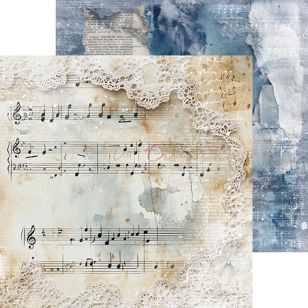 CC-F42-MMS-09 MELODY OF MY SOUL- zestaw papierów 20,3x20,3cm - MIX