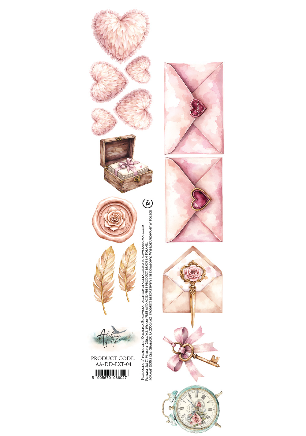 AA-DD-ext-04 PASECZEK/ STRIPS z dodatkami Dreamy Dreams